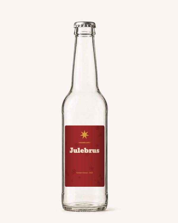 Etikett med malen Julebrus