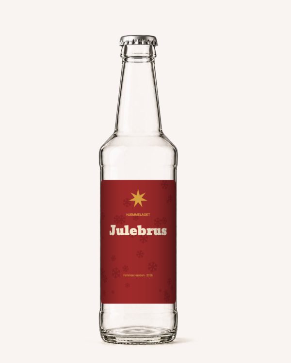 Etikett med malen Julebrus