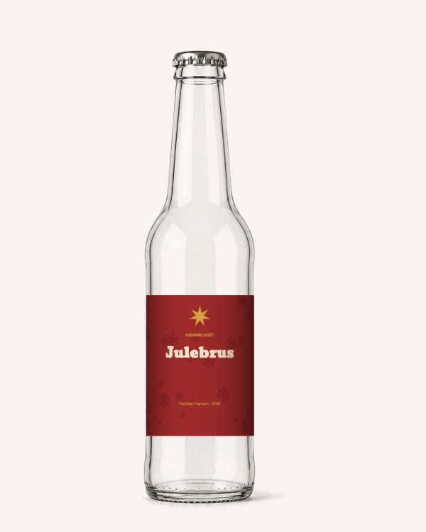 Etikett med malen Julebrus