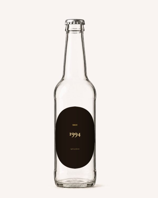Etikett med malen Vintage