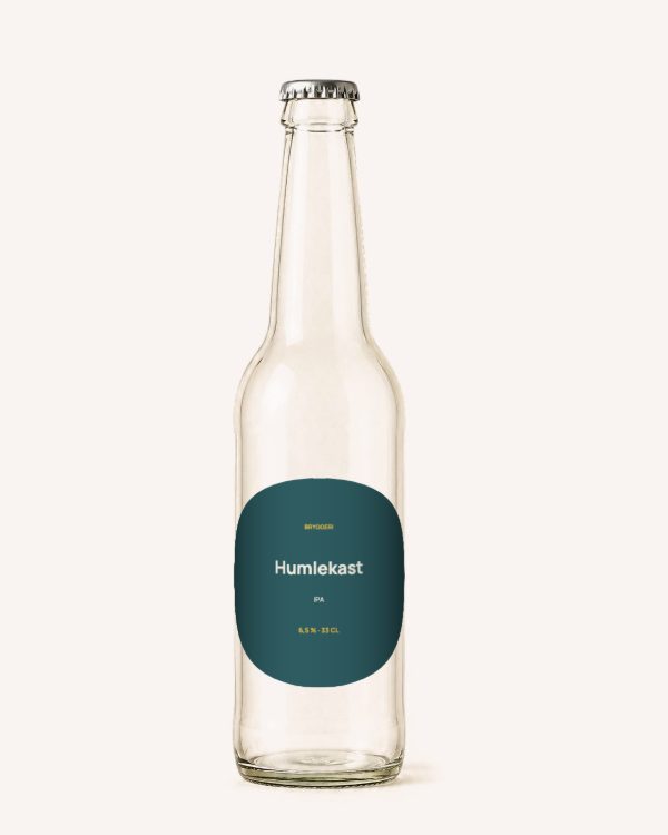 Etikett med malen Øl · IPA