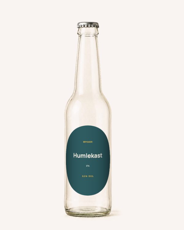 Etikett med malen Øl · IPA