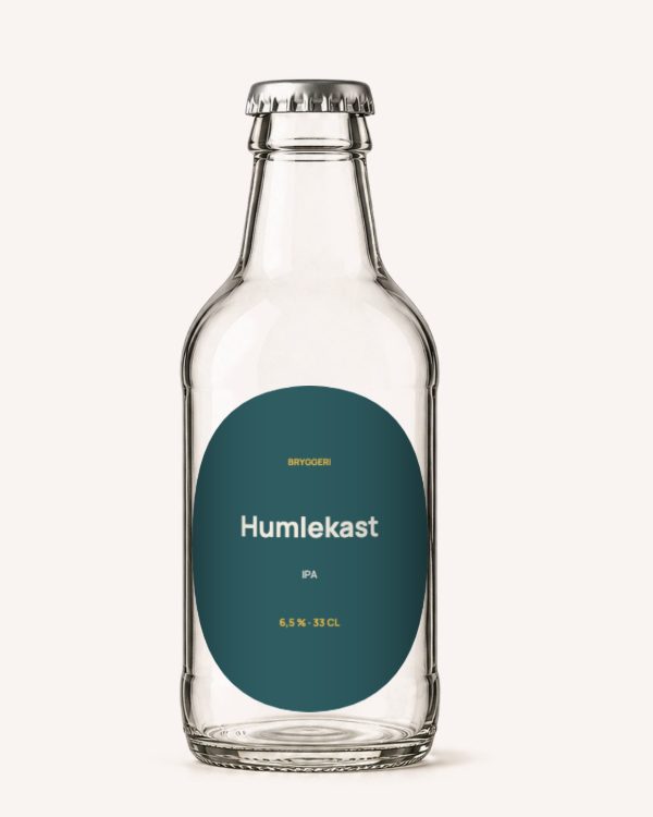 Etikett med malen Øl · IPA