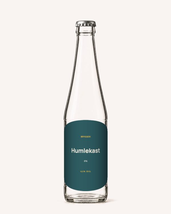 Etikett med malen Øl · IPA